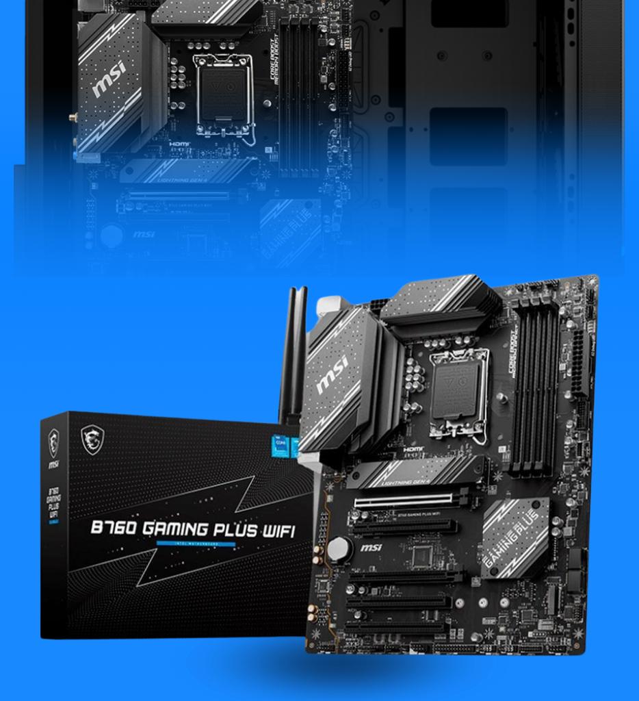 Tarjeta Madre MSI B760 Gaming Plus WiFi DDR5 LGA 1700 Soporta 4K 911-7D98-007