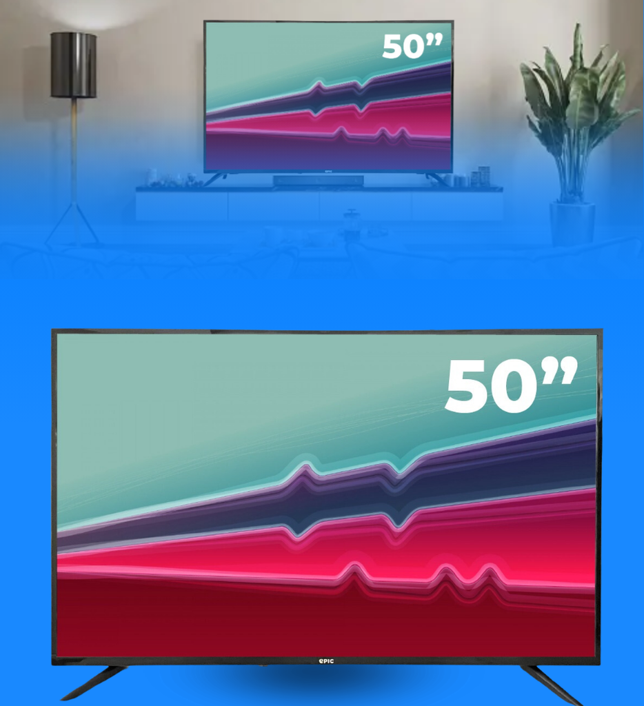 Televisor Inteligente Epic EPIC50SMA 50" Ultra HD AndroidTV Hey Google