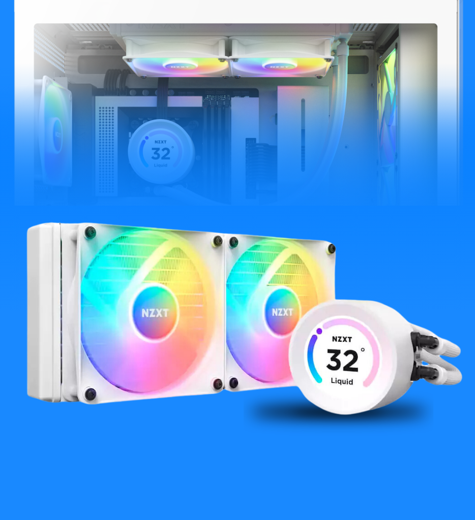 Enfriamiento Liquido NZXT Kraken Elite 240 RGB Pantalla LCD Personalizable 2.36"