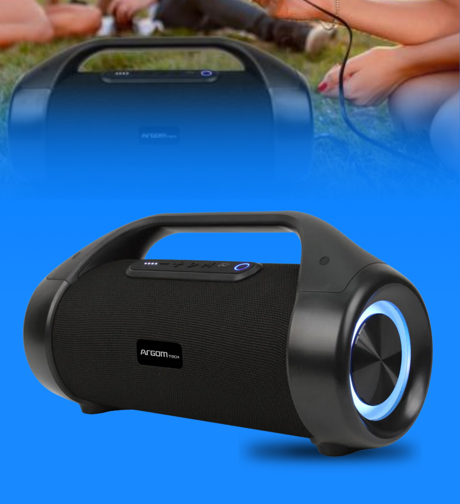 Bocina Argom ARG-SP-3137BK Radyon + Beats Premium RGB Luces LED Resistente al agua