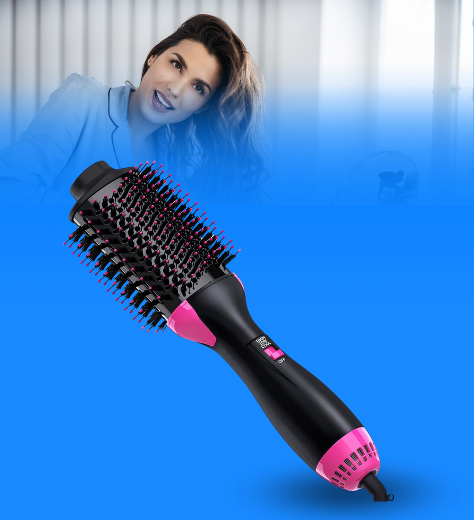 Cepillo Secador de Cabello Devler SM-5296 360 Estructura de Ductos de Aire Tridimensional