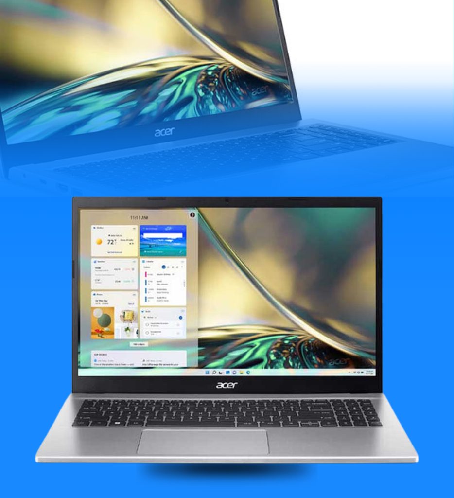 Laptop Acer Aspire 3 A315-59-53ER Core i5-1235U 256GB SSD 8GB RAM 15.6" 1920x1080 WIN11 Color Plateado Seminueva