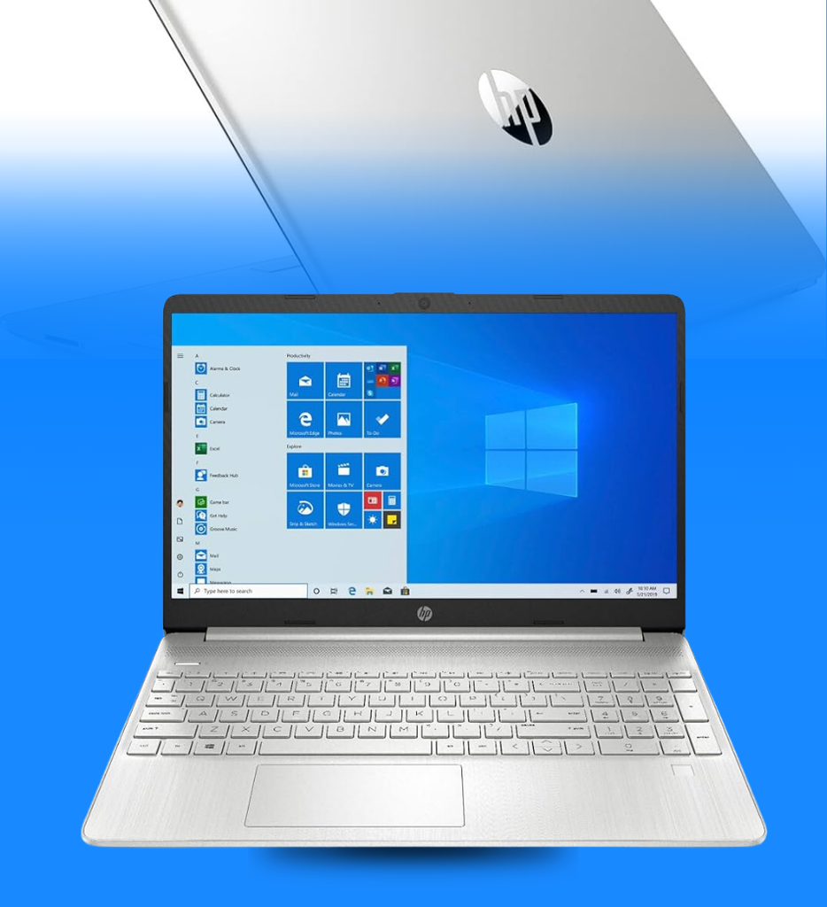 Laptop HP 15-DW3058 Core i5-1135G7 256GB SSD 8GB RAM 15.6" 1920x1080 WIN10 Color Plateado Seminueva
