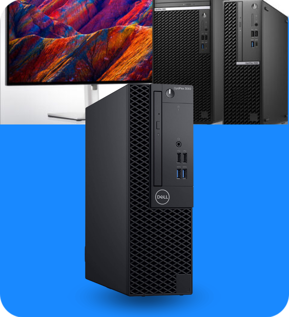 CPU Dell Optiplex 3060 Torre Core I5 8va Gen 8GB RAM 500GB HDD + 256GB SSD Seminuevo