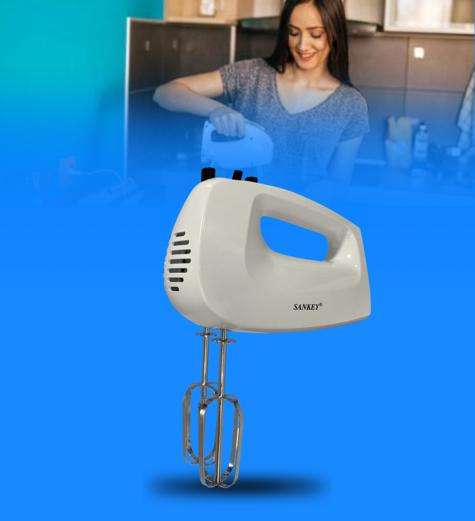 Batidora de Mano Sankey HM-750 200W 5 Velocidades Color Blanco