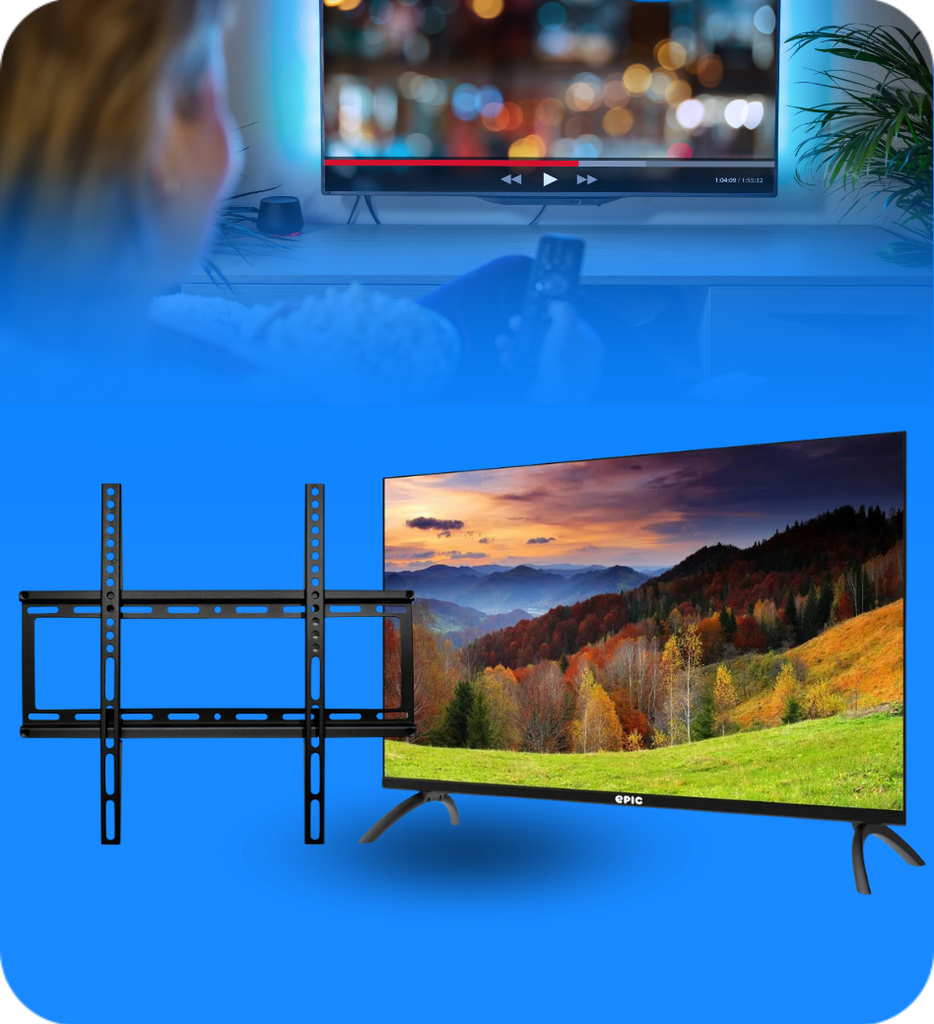 Combo TV Smart 43"+Bracket - EPIC43SMG