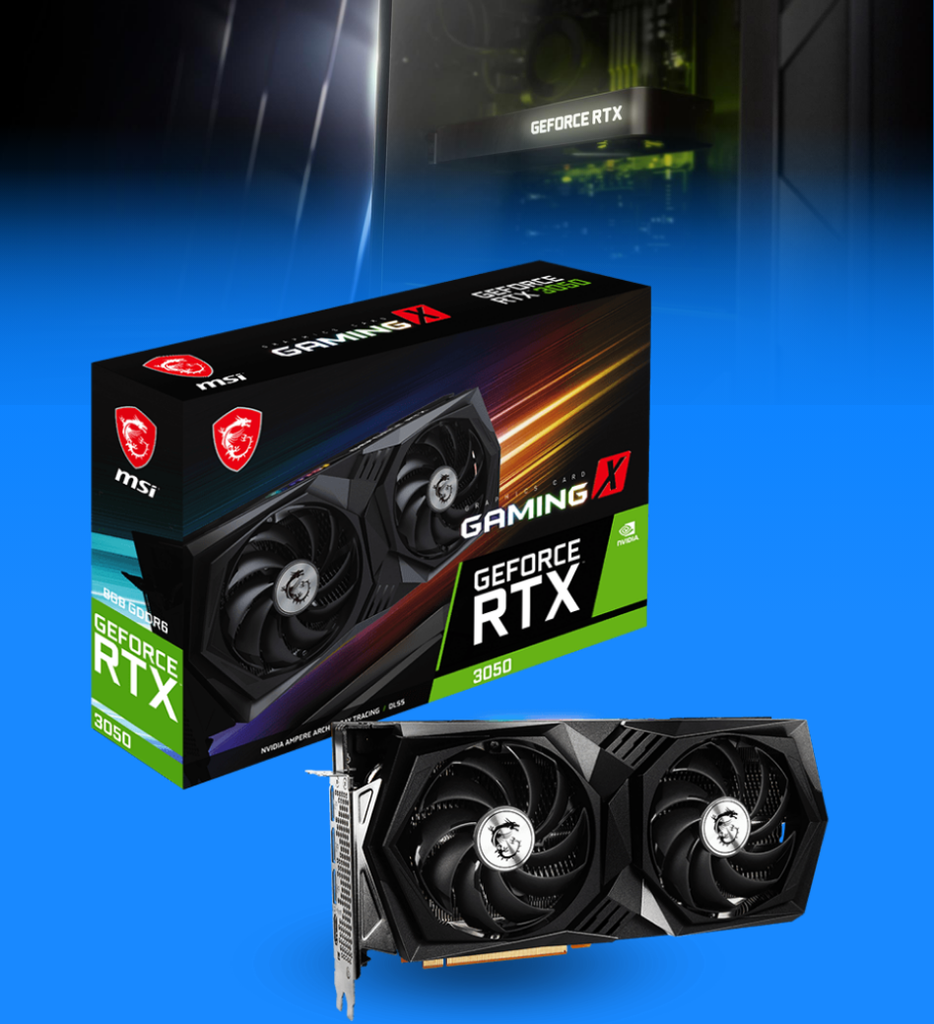 Tarjeta de Video MSI 912-V812-024 GeForce RTX 3050 Gaming X 6GB GDDR6 PCI Express Gen 4