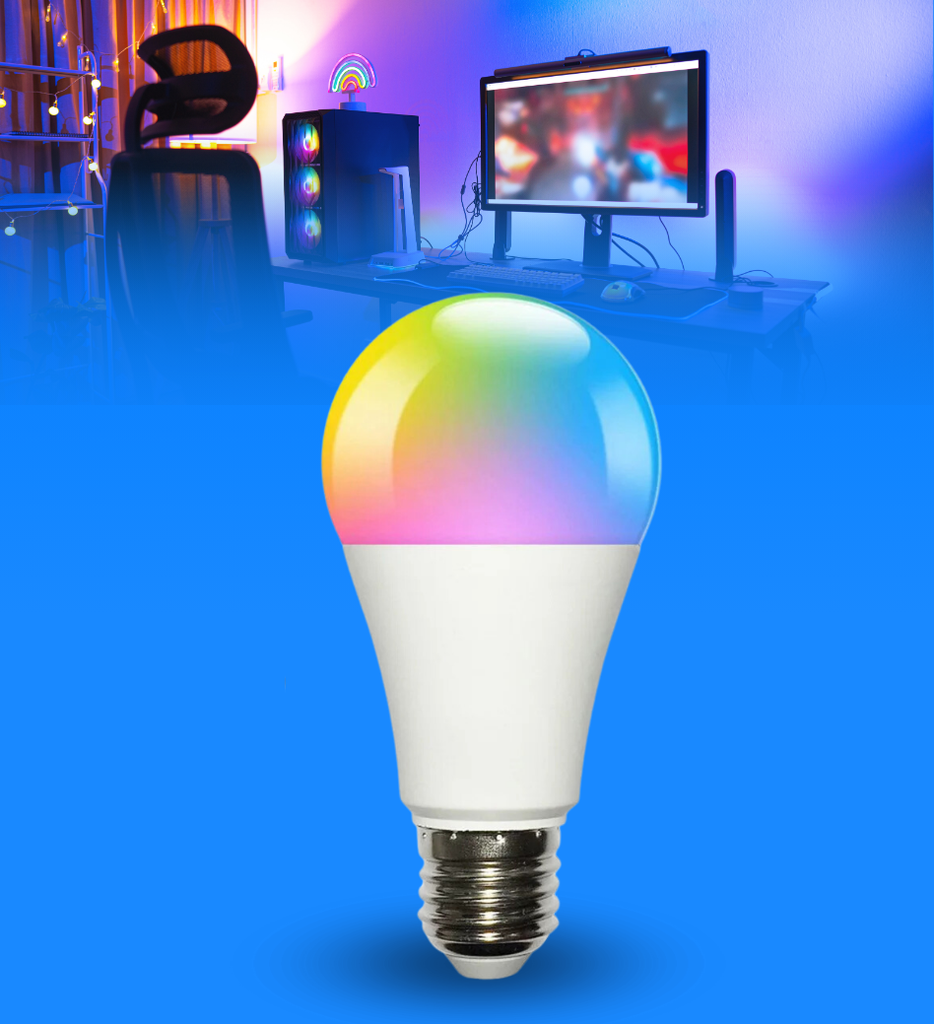 Bombilla Inteligente Tuya PST-WFC37 WiFi RGBCW LED AC85-265V 5W 450LM RGBCW E14 2.4GHz 16 Millones de Colores