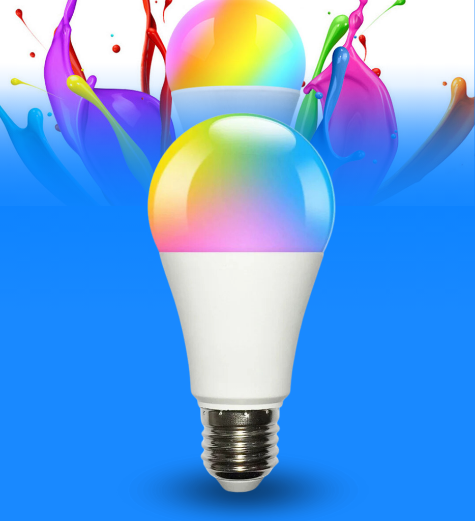 Bombilla Inteligente Tuya PST-WFA19 Smart WiFi Mini RGBCW LED AC 85-265V 9W 900LM E27 16 Millones de colores