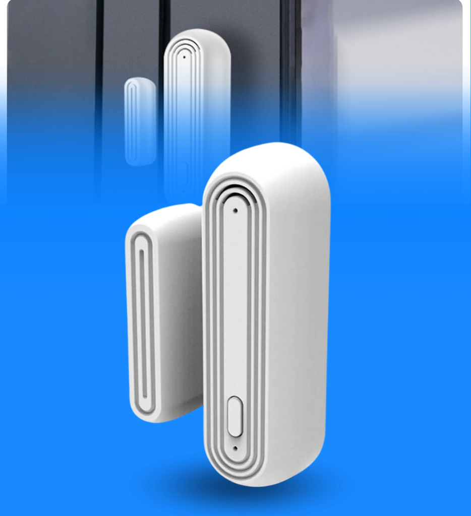 Sensor de Puerta y Ventana Tuya PST-MC400S Smart WiFi Con Alarma LR03*2 90dB Detecta el Estado de la Puerta / Ventana