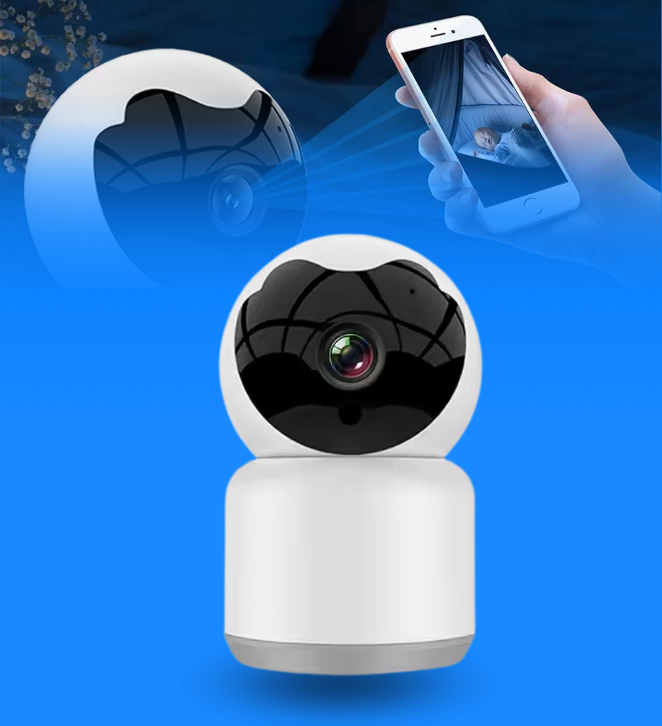 Camara Tuya PST-C10A-3MP Smart 3.0MP WiFi Lente 3.6mm H.264 Tiempo Real Audio de Doble Via IR Cut Vision Noctura Distancia 8-10Mts 5V 1A Puerto Tarjeta MicroTF