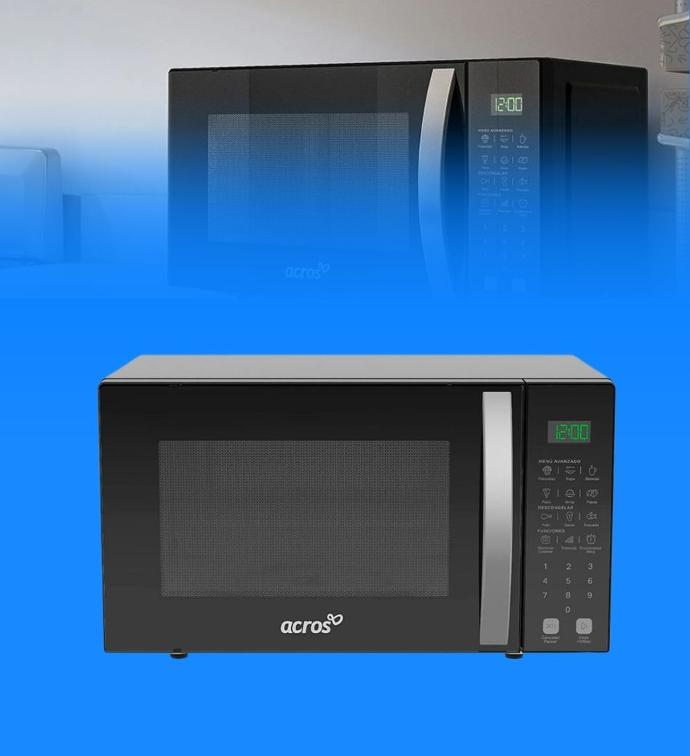 Microondas Acros AM1807B 0.7P3 20L Color Negro