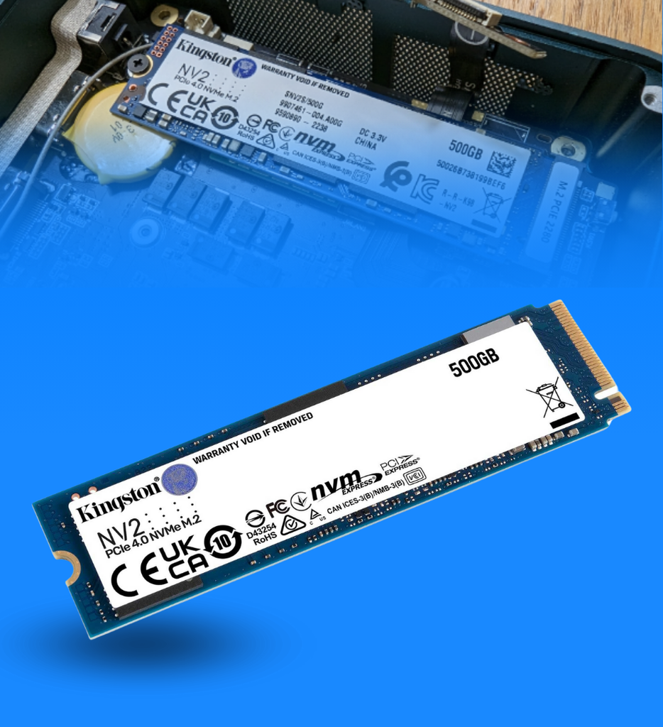 Disco Solido Interno Kingston SNV2S/500G NV2 PCle 4.0 NVMe M.0 500GB 3500MB/s