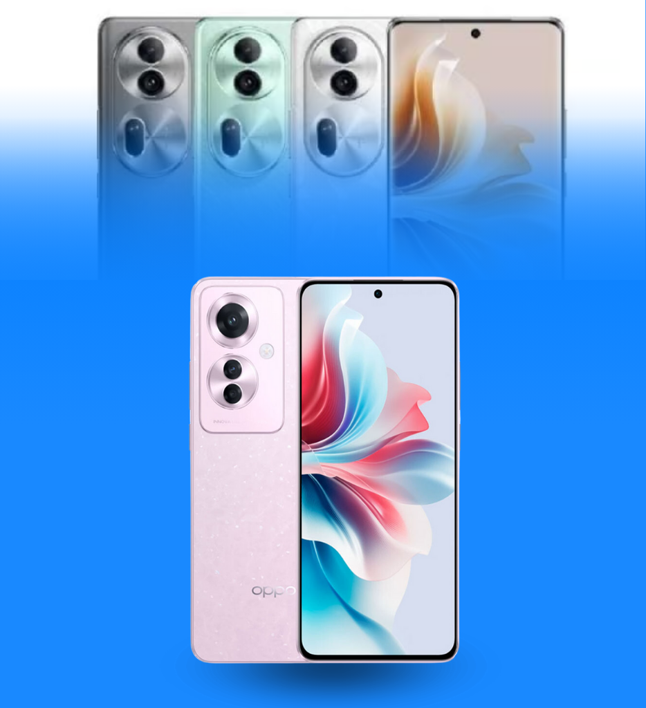 Celular Oppo Reno11 F 5G 8GB 256GB 60MP Color Morado Coral