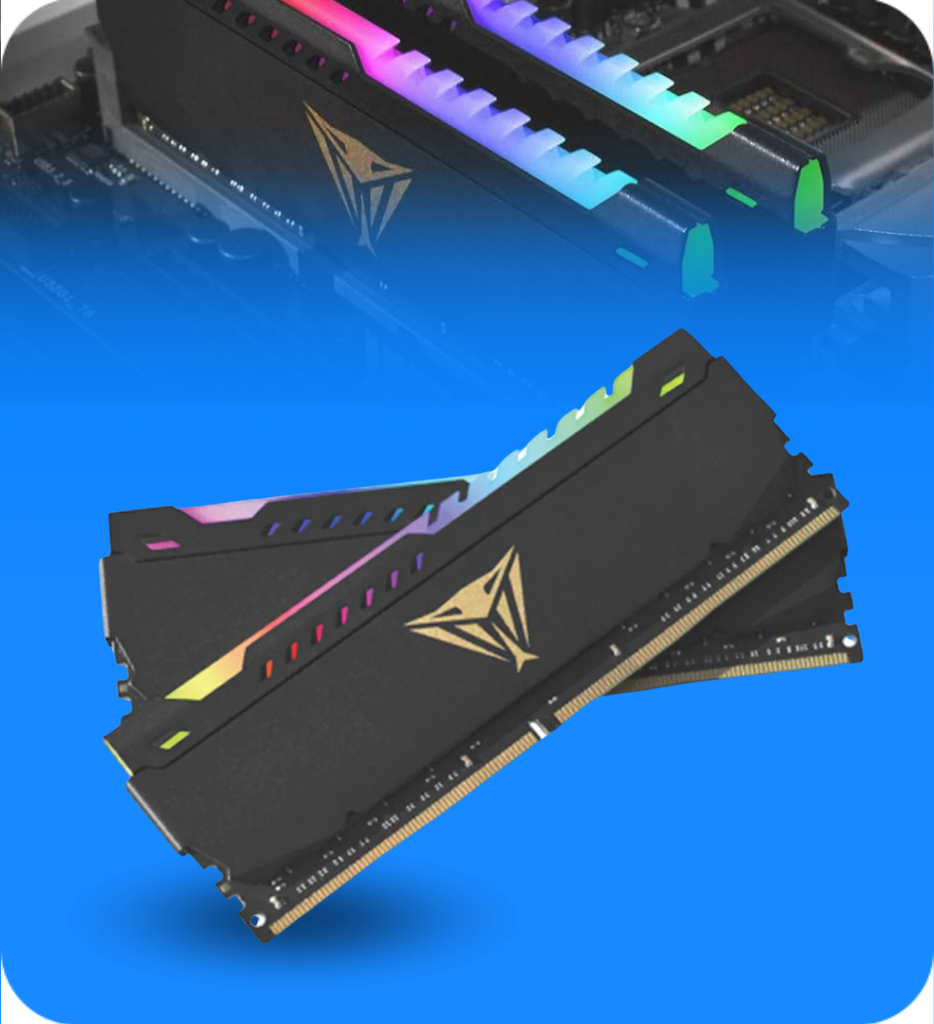 Memoria RAM Patriot CL20 9DE00253-PVSR416G360C0 Viper Steel Para PC 16GB DDR4 3600MHz RGB HS Single Color Negro