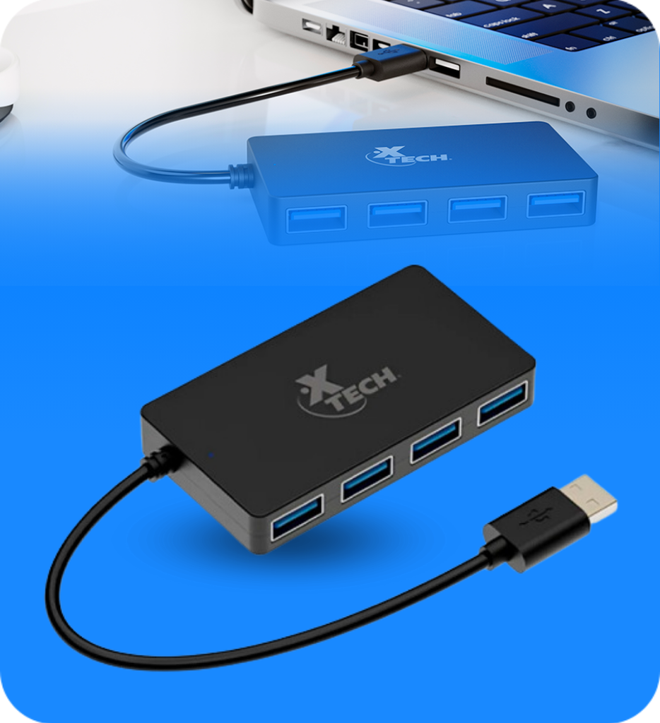Hub Xtech XTC-391 4 Puertos USB 3.0