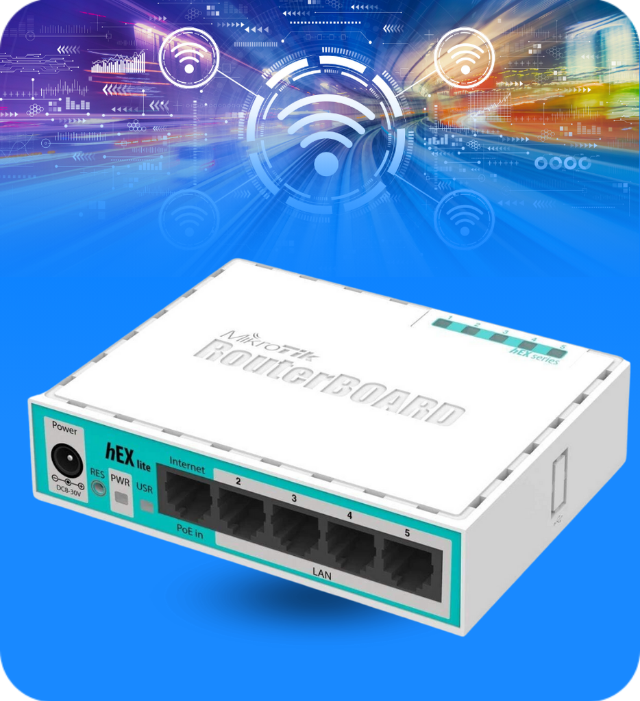 Router AP Mikrotik RB750R2 5 Puertos 10/100 Plastico