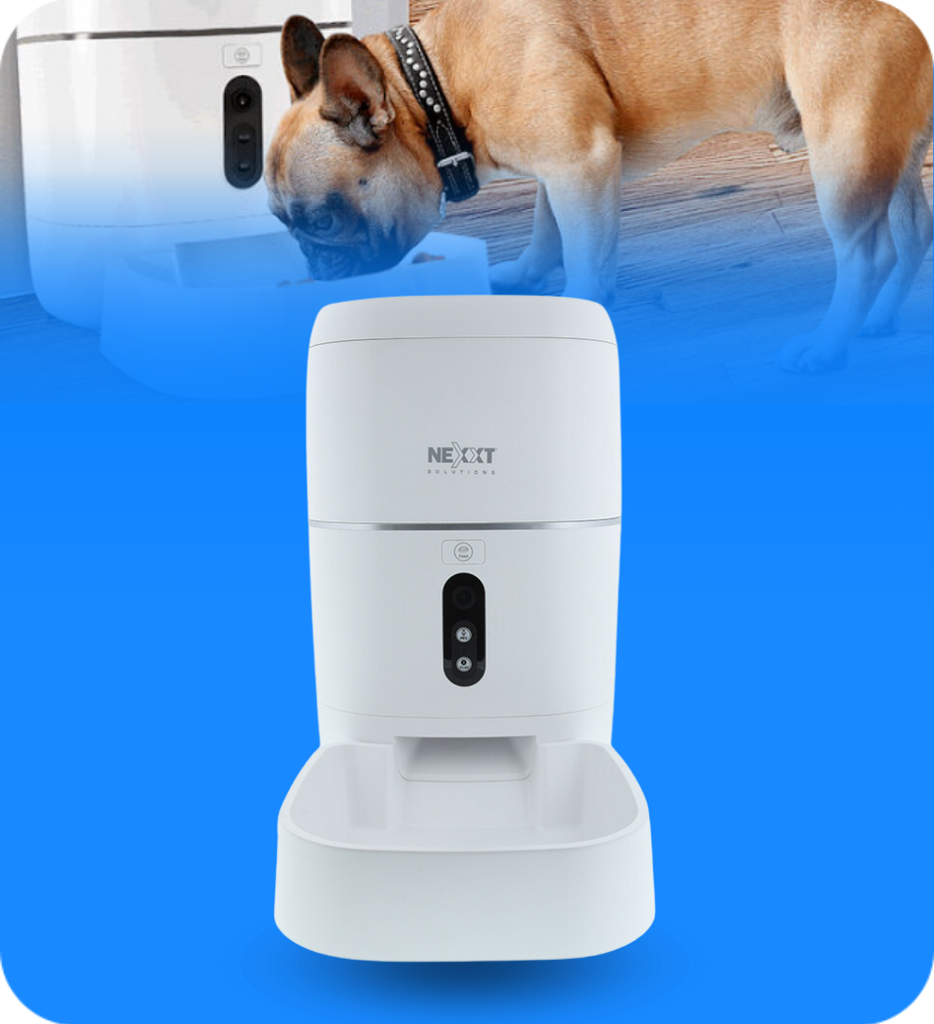 Dispensador Inteligente de Alimento Para Mascotas Nexxt NHA-P610 Wi-Fi Camara