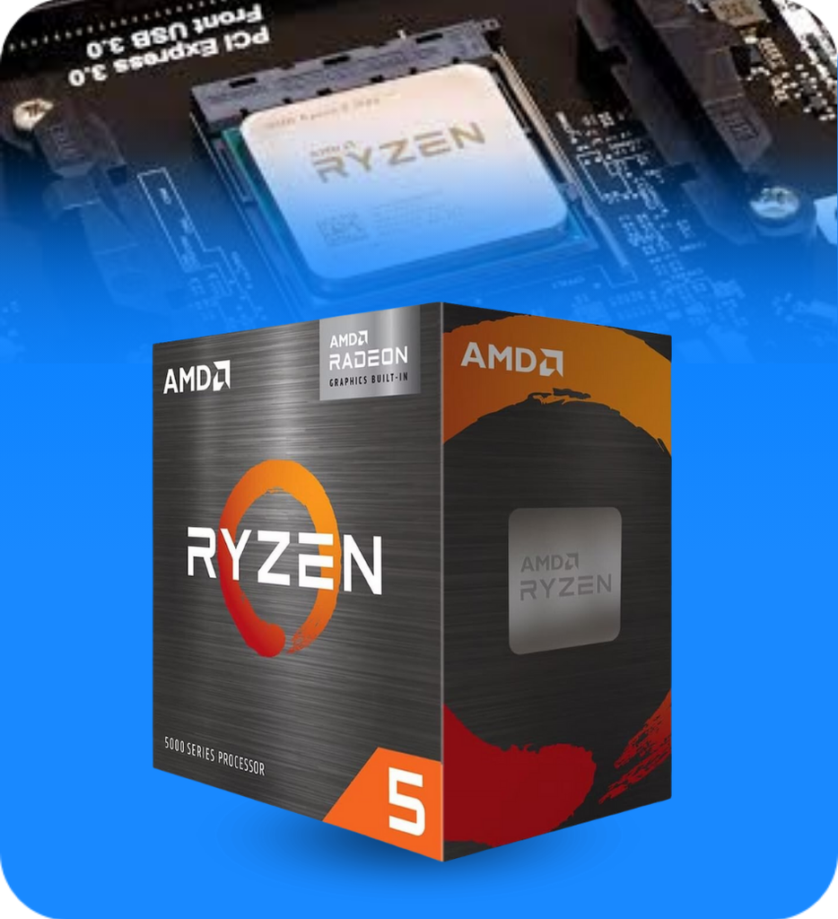 Procesador AMD Ryzen 5 5600GT 100-100001488BOX 6 Nucleos 12 Hilos 4.6GHz Max Boost 3.6GHz Base AM4 19MB Cache Con Ventilador