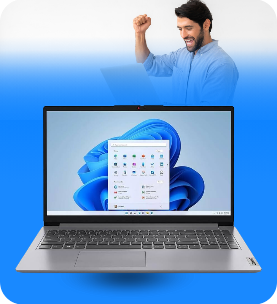 Laptop Lenovo IdeaPad 1 15IAU7 82QD003VUS Intel Core i5-1235U 1.3GHz 8GB RAM 256GB SSD 15.6" FHD Windows 11 Home Color Gris