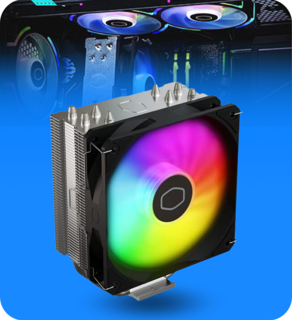 Ventilador Cooler Master Hyper 212 Spectrum V3 RR-S4NA-17PA-R1 RGB 4-Pin PWM 12VDC