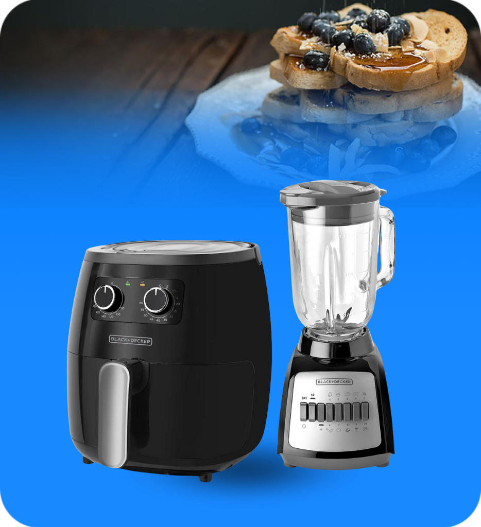 Electrodomésticos Dúo 5 - Freidora B&D + Licuadora B&D
