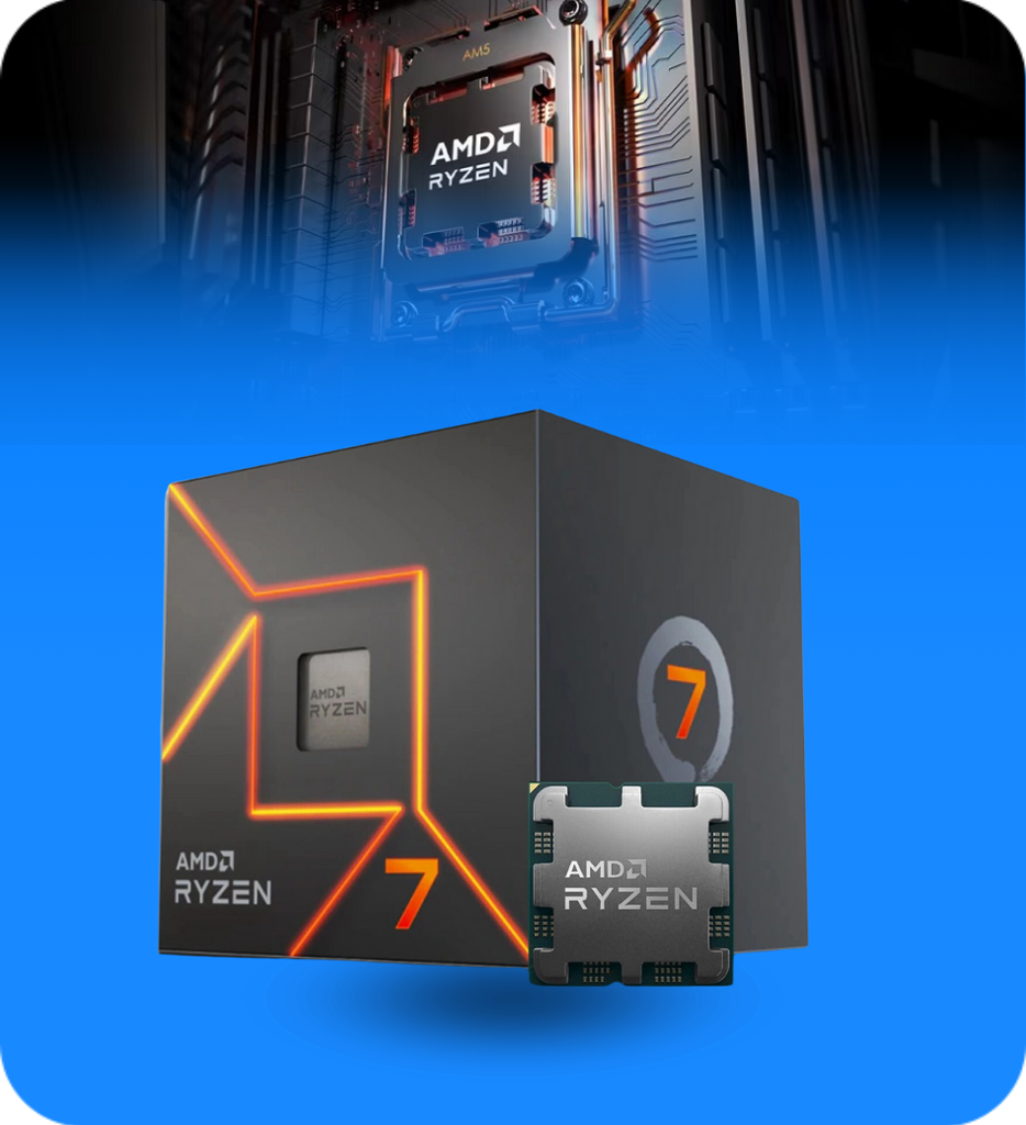 Procesador AMD Ryzen 7 8700G 100-100001236BOX 8 Nucleos 16 Hilos Con Radeon Graphics Ventilador Incluido