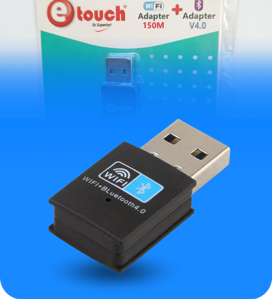 Adaptador USB eTouch 150365 Duo WiFi 150MBPS + Bluetooth 4.0