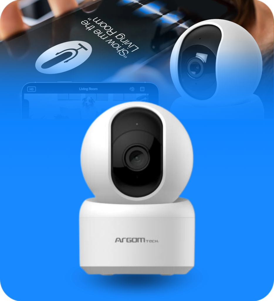 Camara Inteligente Argom ARG-SV-8040WT Convoy 40 Full Motion Para Interiores 2K Quad HD Vision Nocturna