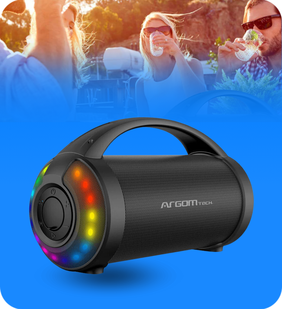 Bocina Argom ARG-SP-3116BK Radyon Beats Premium Inalambrica LED 9.000m W RMS 1500mAh