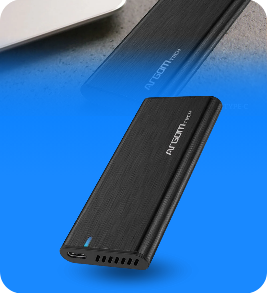 Enclosure Argom ARG-AC-1038 M.2 NVME PCI-E SSD 10Gbps Case de Aluminio