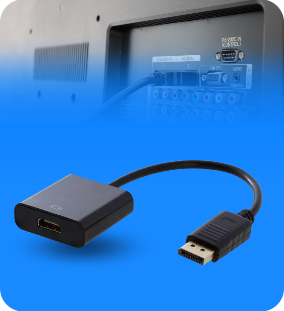 Cable Adaptador Argom ARG-CB-0059 DisplayPort Macho a HDMI Hembra 4K Ultra HD 15cm