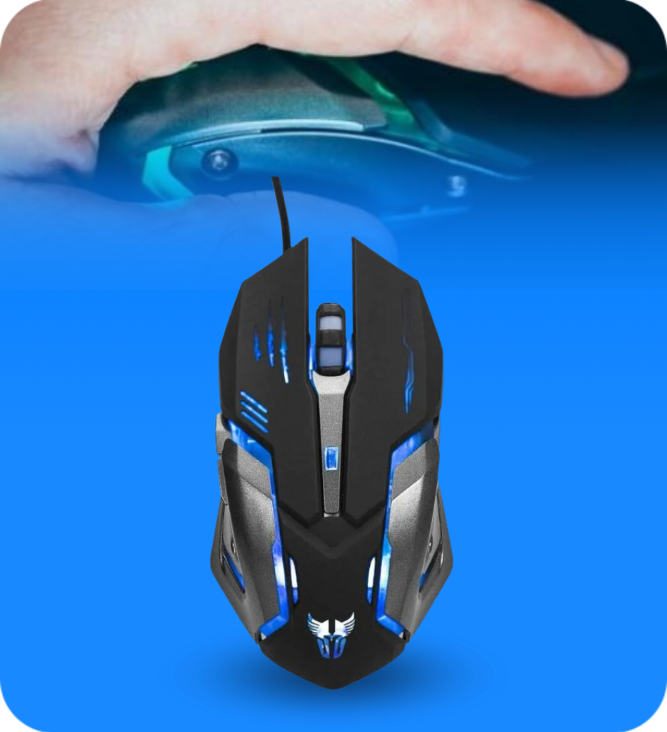Mouse Argom ARG-MS-2040BK Combat MS40 6 Botones 3200 DPI Cableado