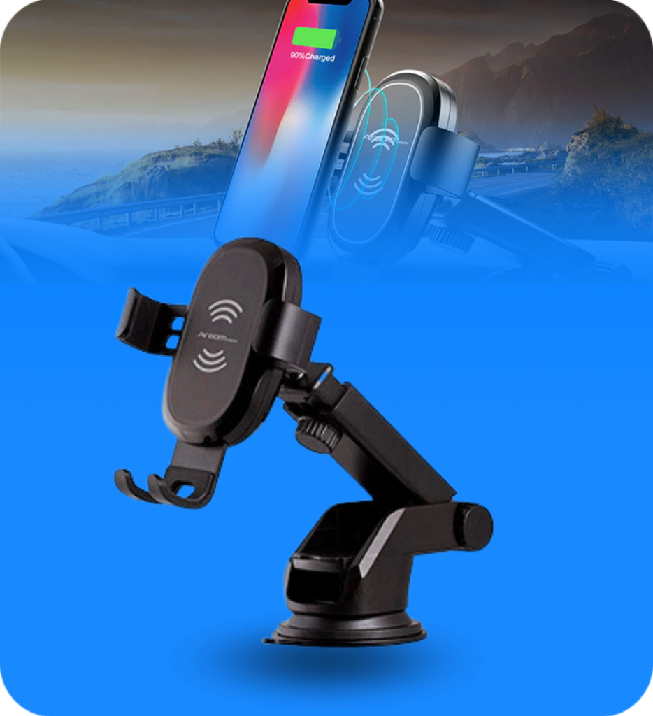 Soporte Magnetico para Celular Argom ARG-AC-0161BK 15W Vortex M2 Color Negro