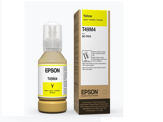 Epson T49M - 140 ml - amarillo - original - recarga de tinta - para SureColor F170, F570