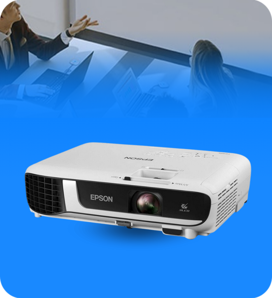 Epson PowerLite W52+ - Proyector 3LCD - portátil - 4000 lúmenes (blanco) - 4000 lúmenes (color) - WXGA (1280 x 800) - 16:10 - Wi-Fi