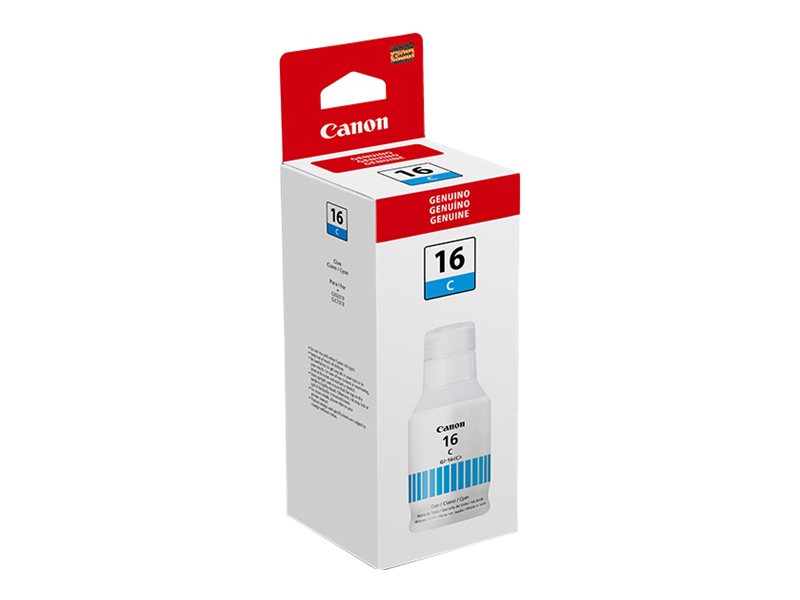 Canon GI 16 C - 132 ml - cián - original - recarga de tinta - para MAXIFY GX6010, GX7010