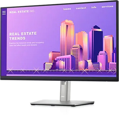 Dell P2422H - Monitor LED - 24" - 1920 x 1080 Full HD (1080p) @ 60 Hz - IPS - 250 cd/m² - 1000:1 - 5 ms - HDMI, VGA, DisplayPort - negro - con 3 años de servicio de intercambio avanzado y garantía de hardware limitada - para Latitude 5320, 5520; OptiPlex 3090; Precision 7560