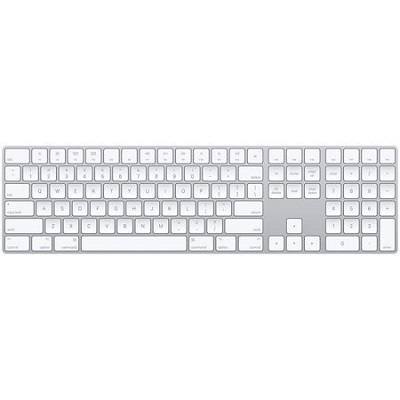 Apple Magic Keyboard with Numeric Keypad Inglés - Teclado - Bluetooth - plata - para 10.2-inch iPad; 10.5-inch iPad Air; 10.9-inch iPad Air; iPad mini 5; iPhone 11, 12, 13, SE