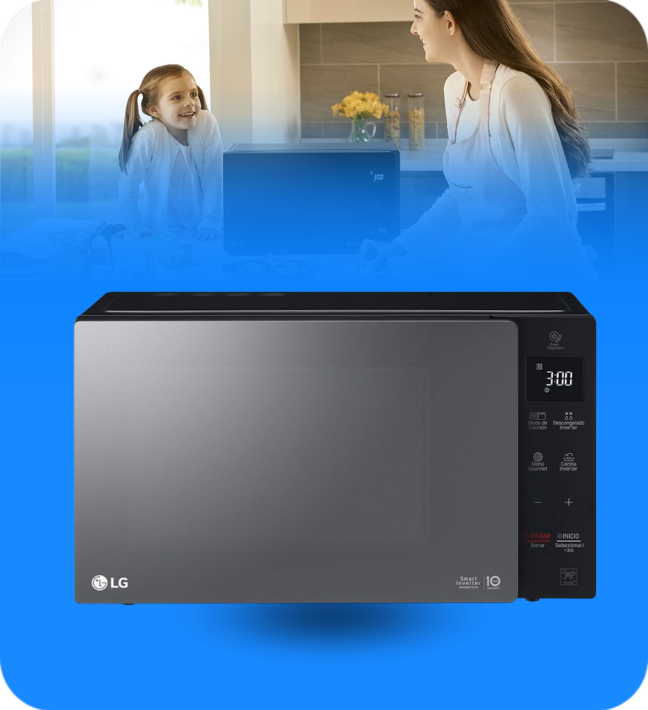 Microondas LG MS1536GIR NeoChef 1.5p Color Negro