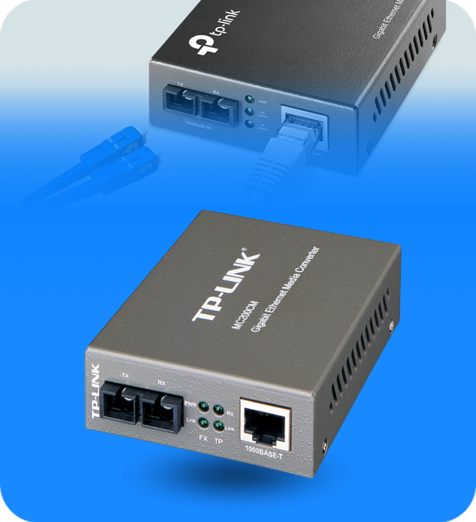 Convertidor Multimedia Omada MC200CM Multi-modo Gigabit
