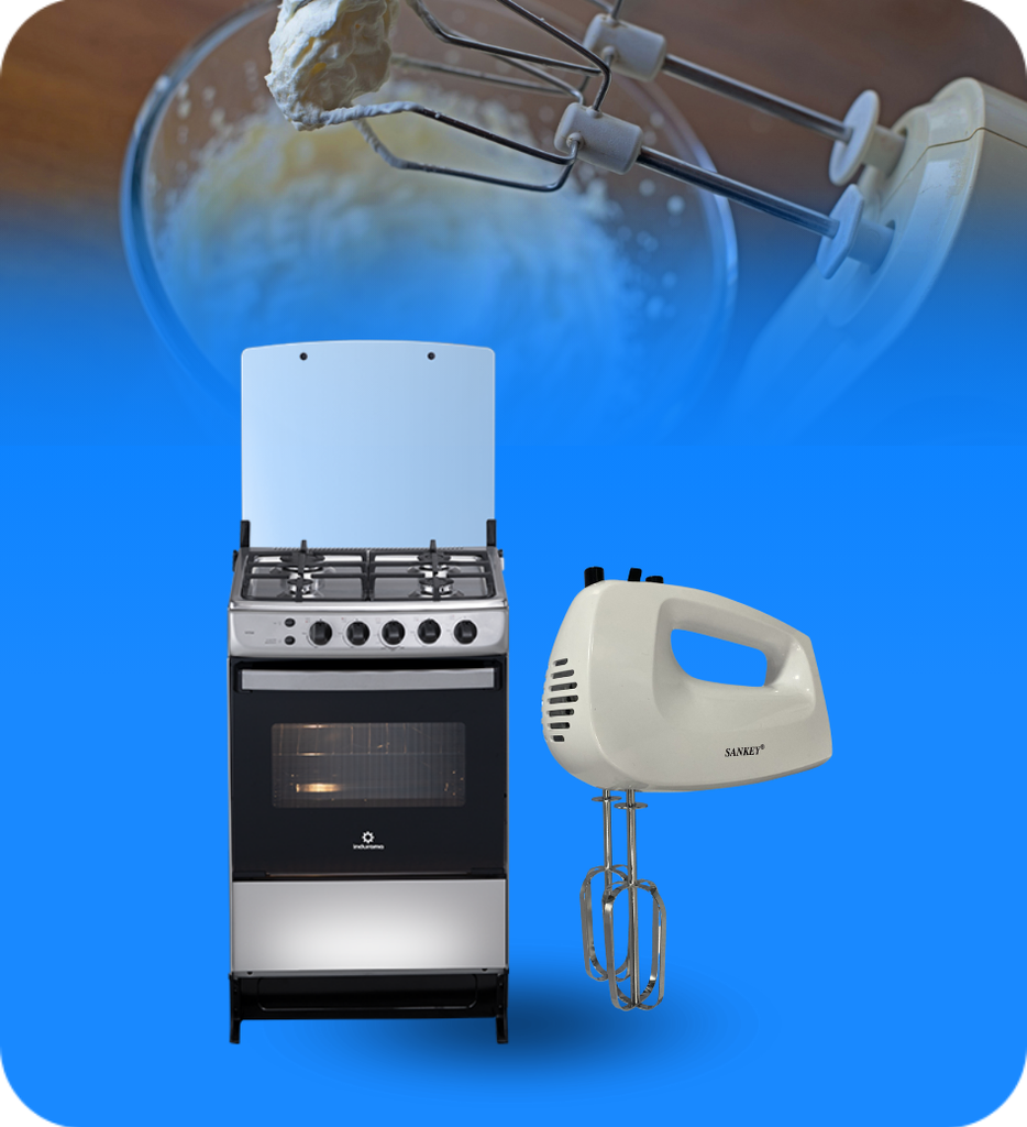 Estufa Indurama Viena 24" + Batidora de Mano Sankey HM-750