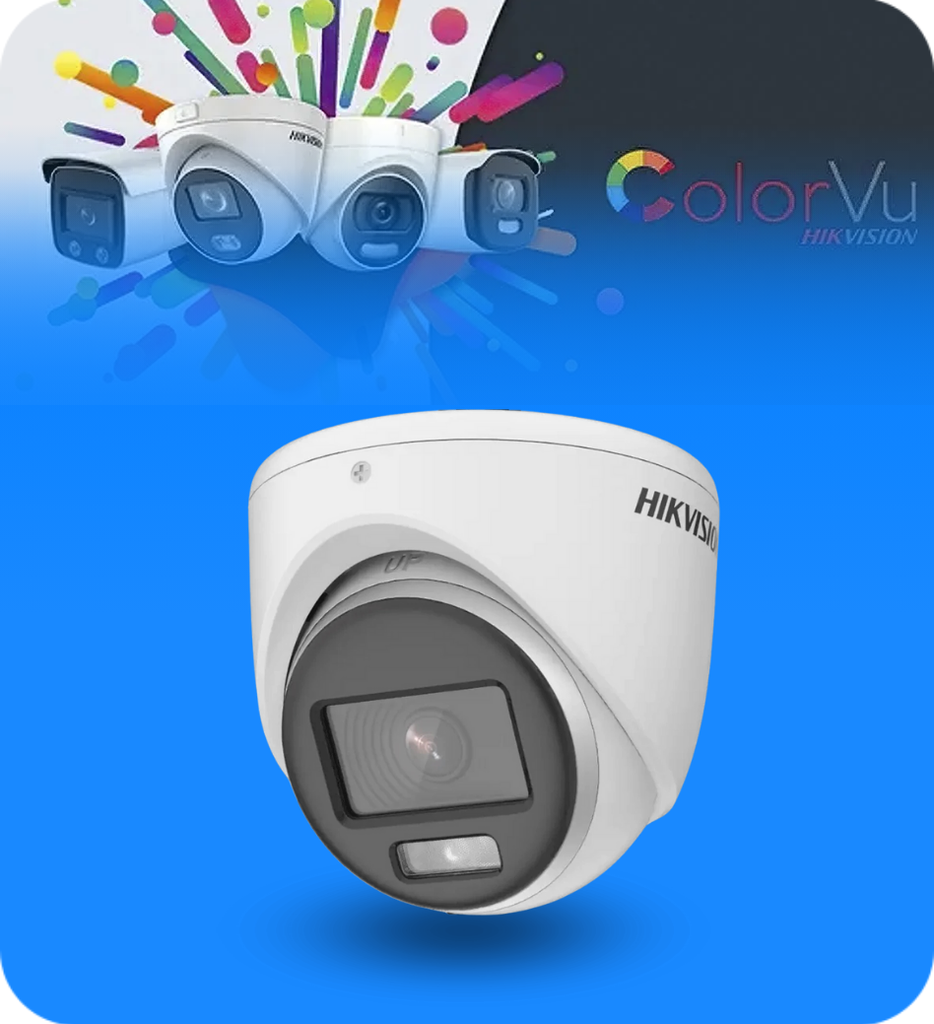 Camara De Seguridad Hikvision DS-2CE70DF0T-MFS Color Vu 2MP