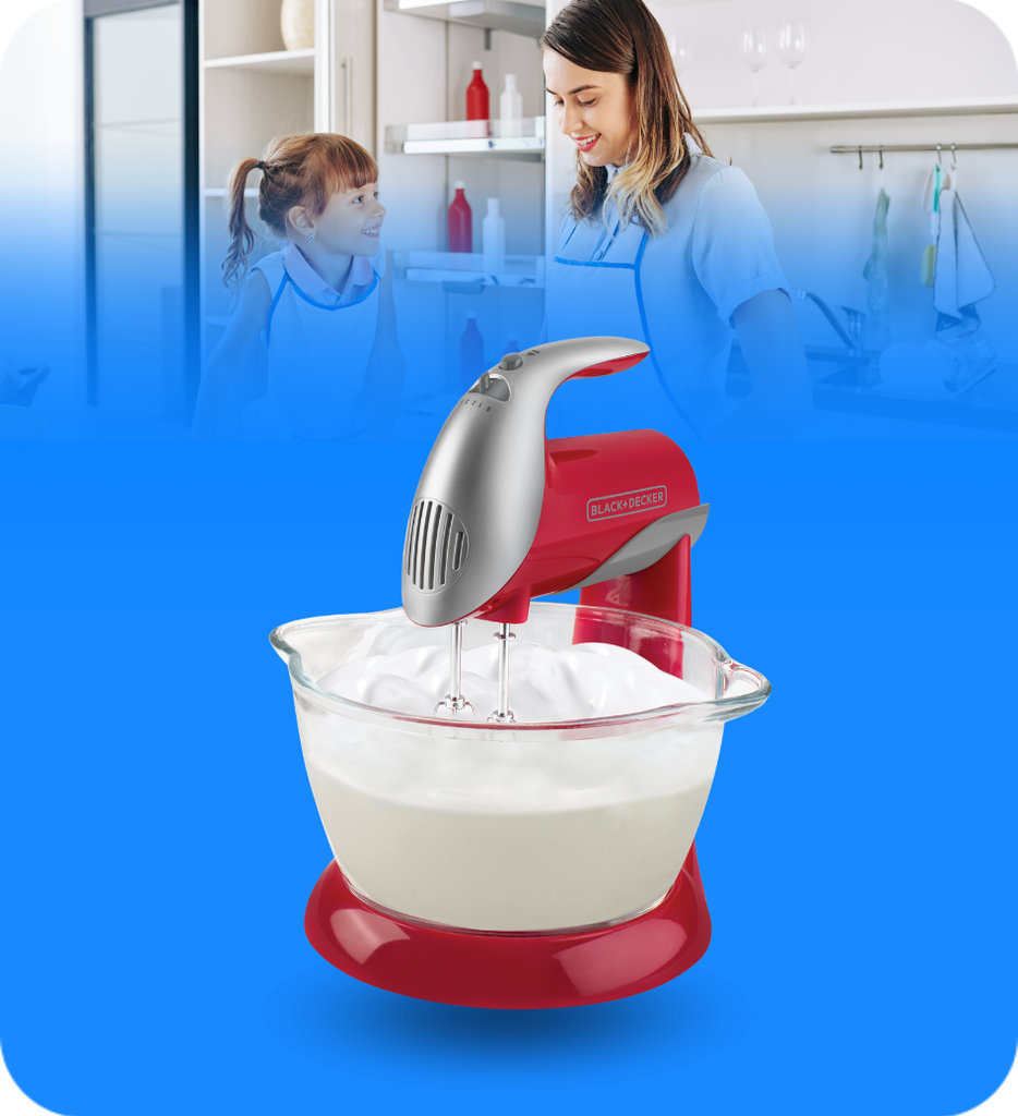 Batidora De Pedestal Black+Decker MX900R De 5 Velocidades 250 Watts Tazon de Vidrio