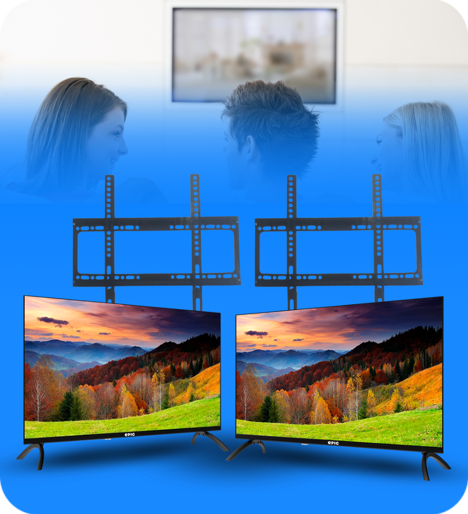 Combos Duo TV - Epic 32" Smart + Bracket