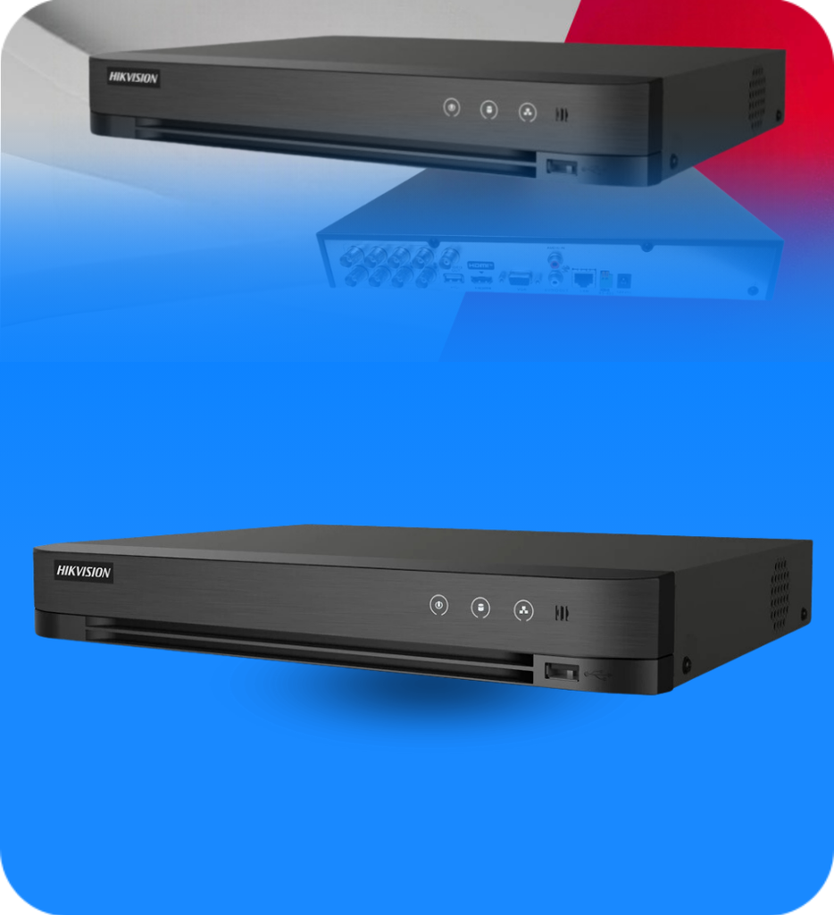 DVR HikVision iDS-7208HQHI-M1/XT Serie 7200 8 Canales H.265 4K Audio de Doble Via