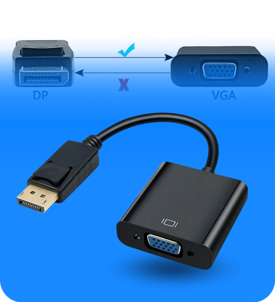Adaptador de Video eTouch 335750 DisplayPort a VGA