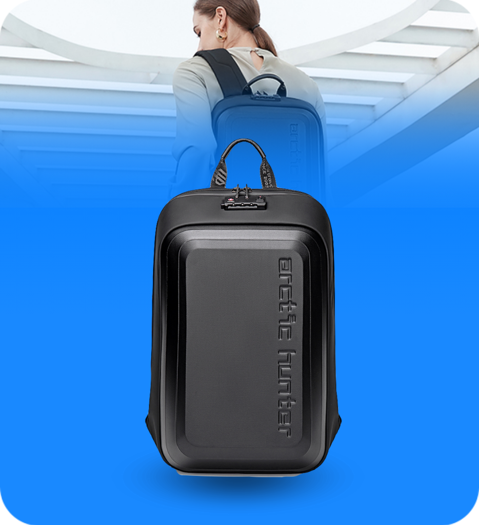 Mochila Arctic Hunter B00451 para Laptop 15.6" Color Negro