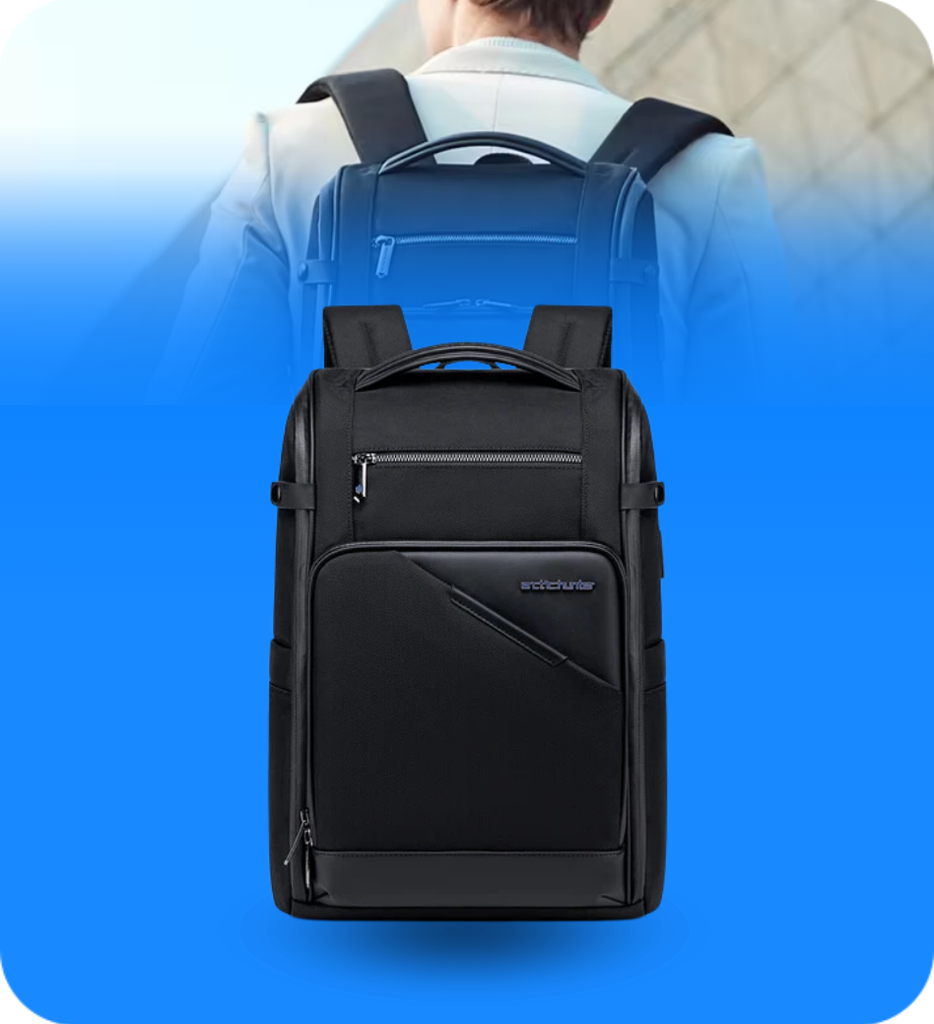 Mochila Arctic Hunter B00675 para Laptop 15.6" Color Negro