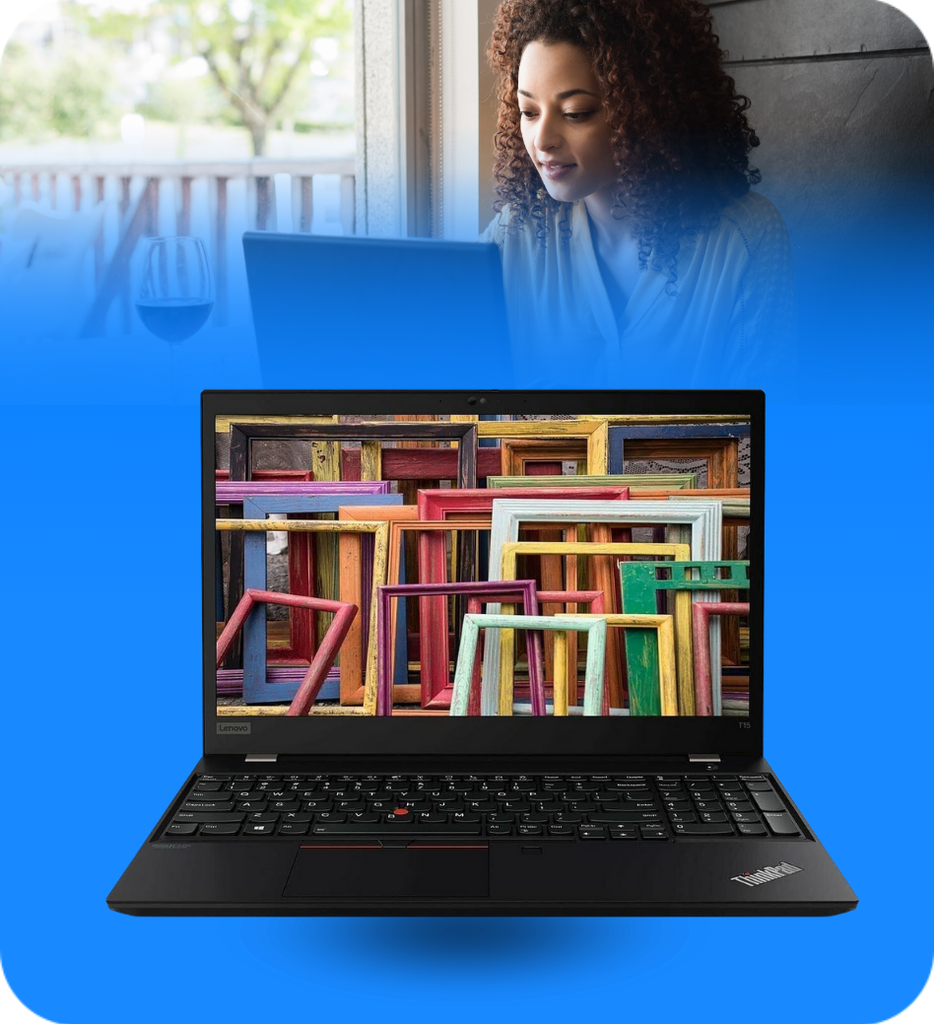 Laptop Lenovo ThinkPad T15 Gen2  Core i5-1145G7 256GB SSD 16GB RAM 15.6" 1920x1080  WIN10 Pro Color Negro Seminueva